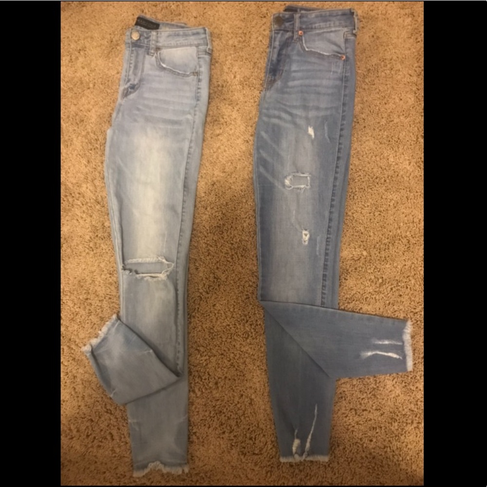 Two pairs of Aeropostale jeans size 0